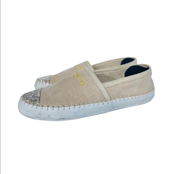 Philippe Model Shoes - Philippe Mode Paris Canvas Womens Sz 37 US 7 Nude Loafers